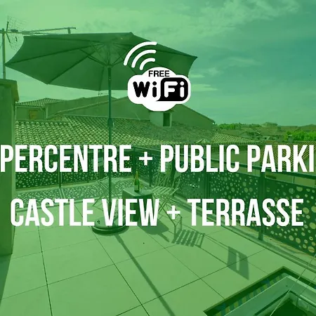 Mon Toit Carcassonnais •hypercentre •terrasse •vue