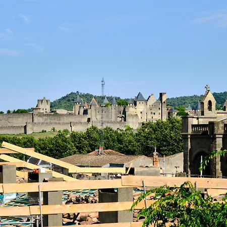 Apartment Mon Toit Carcassonnais •hypercentre •terrasse •vue *